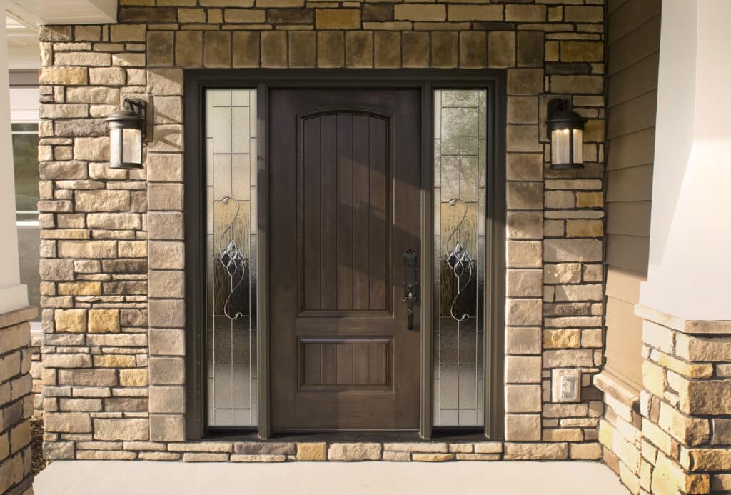 This hinged entry door in Columbus, OH from Provia is a beautiful example.